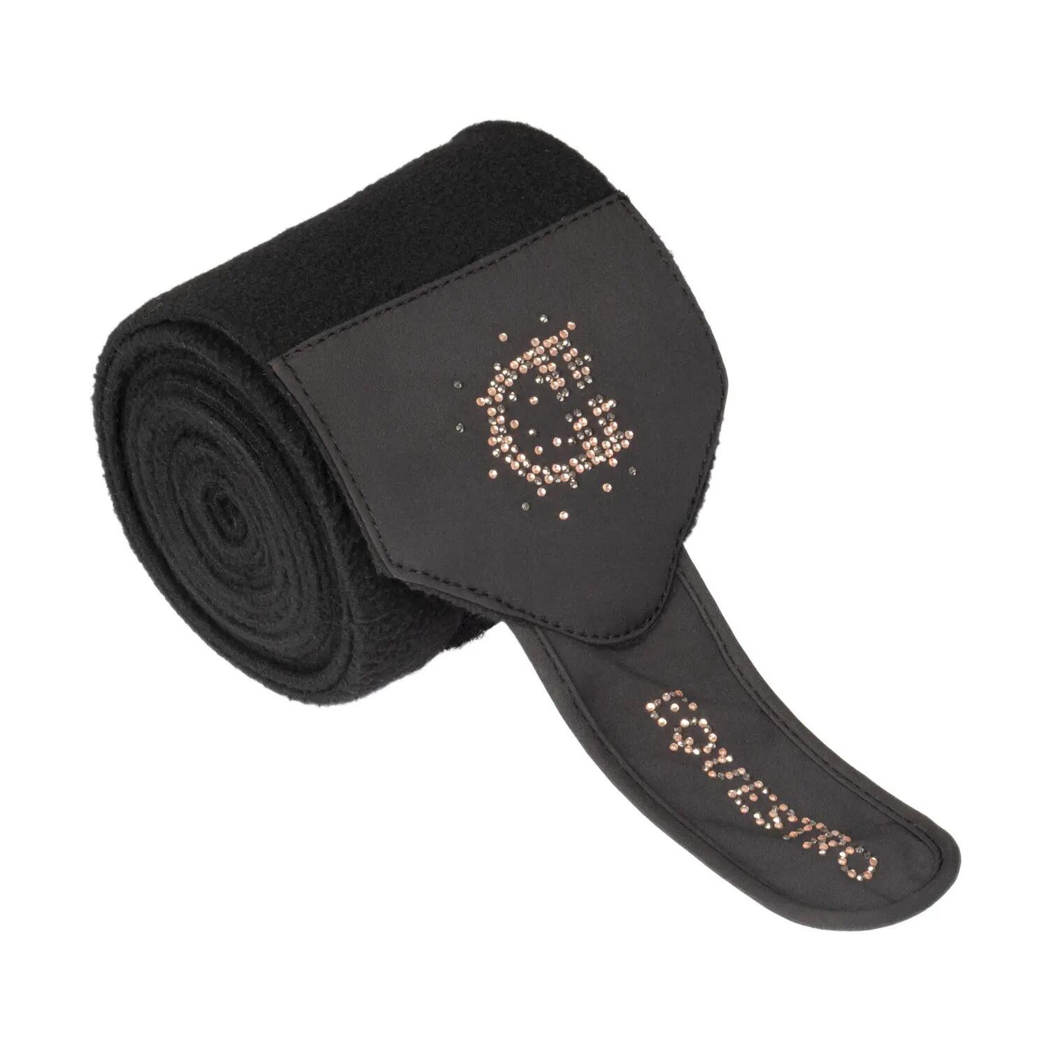 Bandeaux en polaire avec logo en strass 3/4