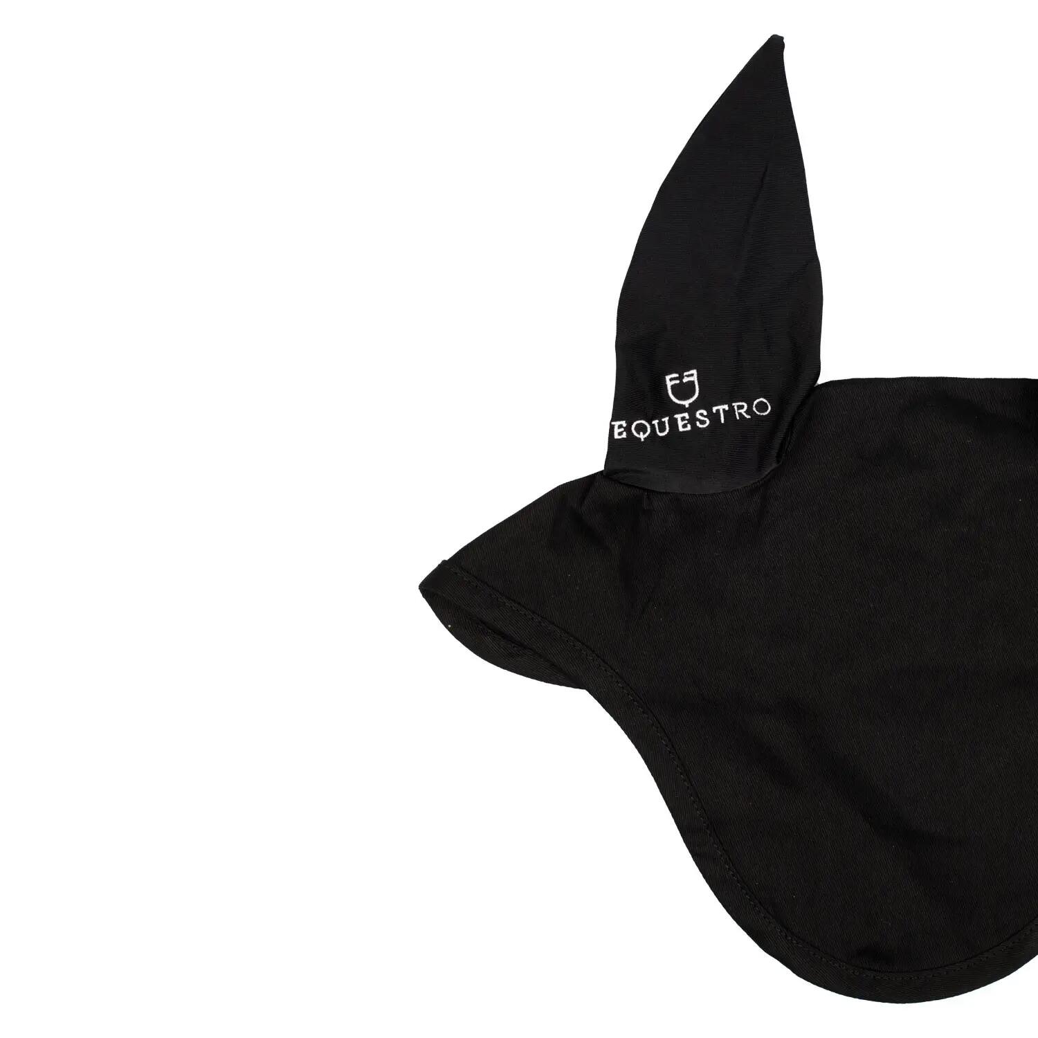 Cuffietta in cotone con orecchie elasticizzate 3/4