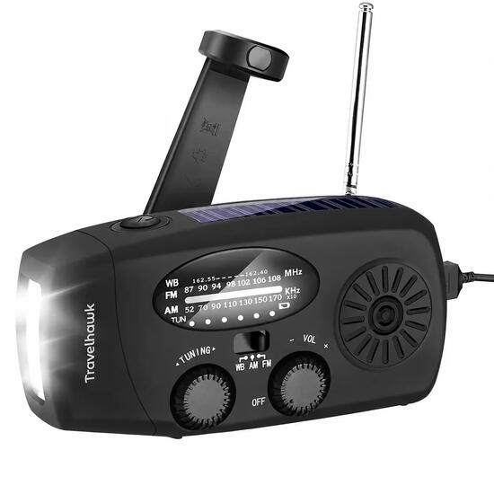 Notradio – mit Solarpanel und Powerbank