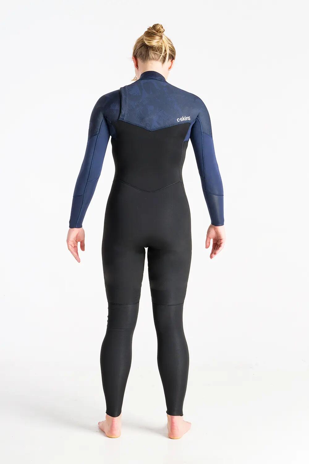 COMBINAISON FEMME C-SKINS SOLACE FRONT ZIP 4/3MM TAILLE US10/UK12 2/3