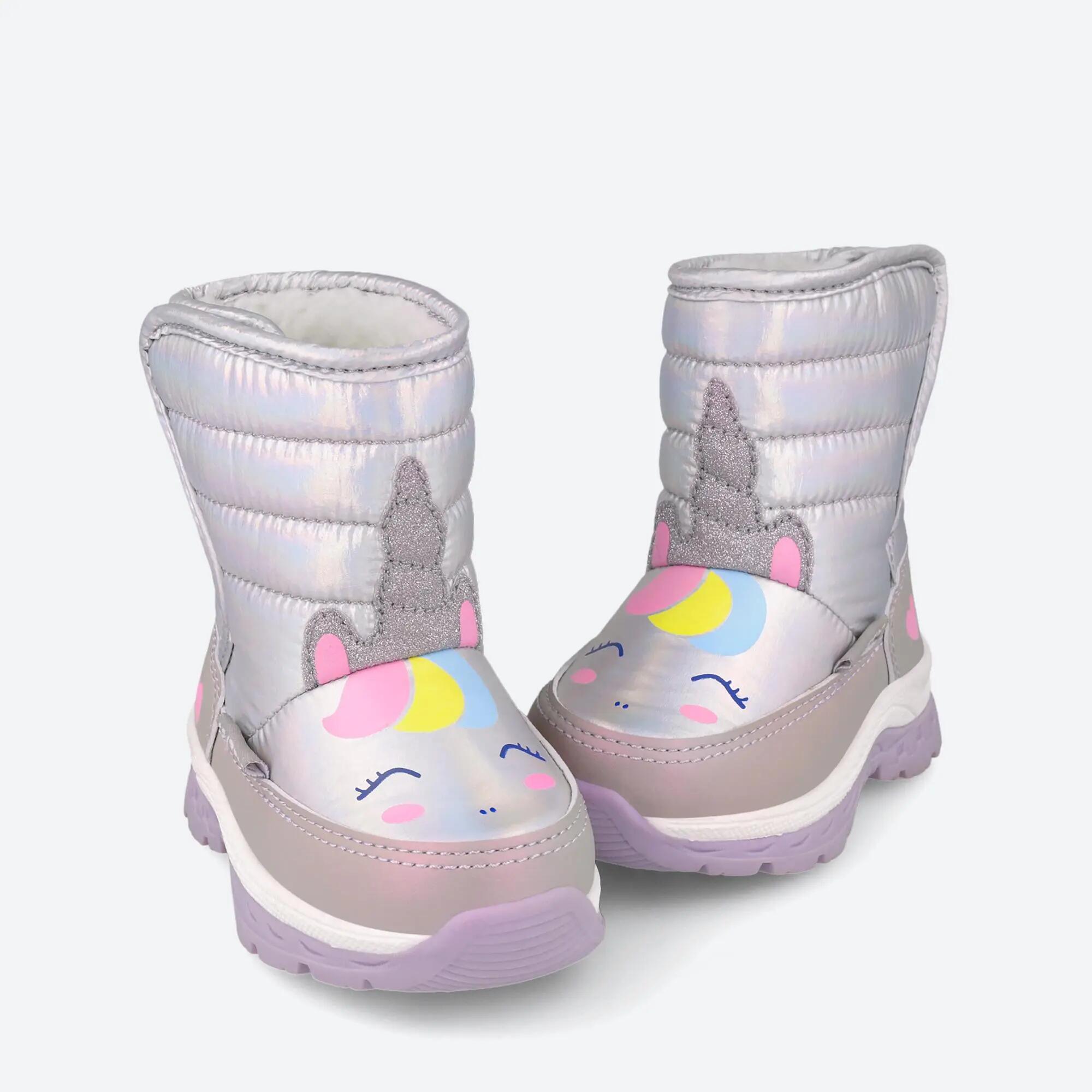 Botas après-ski  Menina Garvalín 261840A Prateadas Fecho Adesivo 6/6