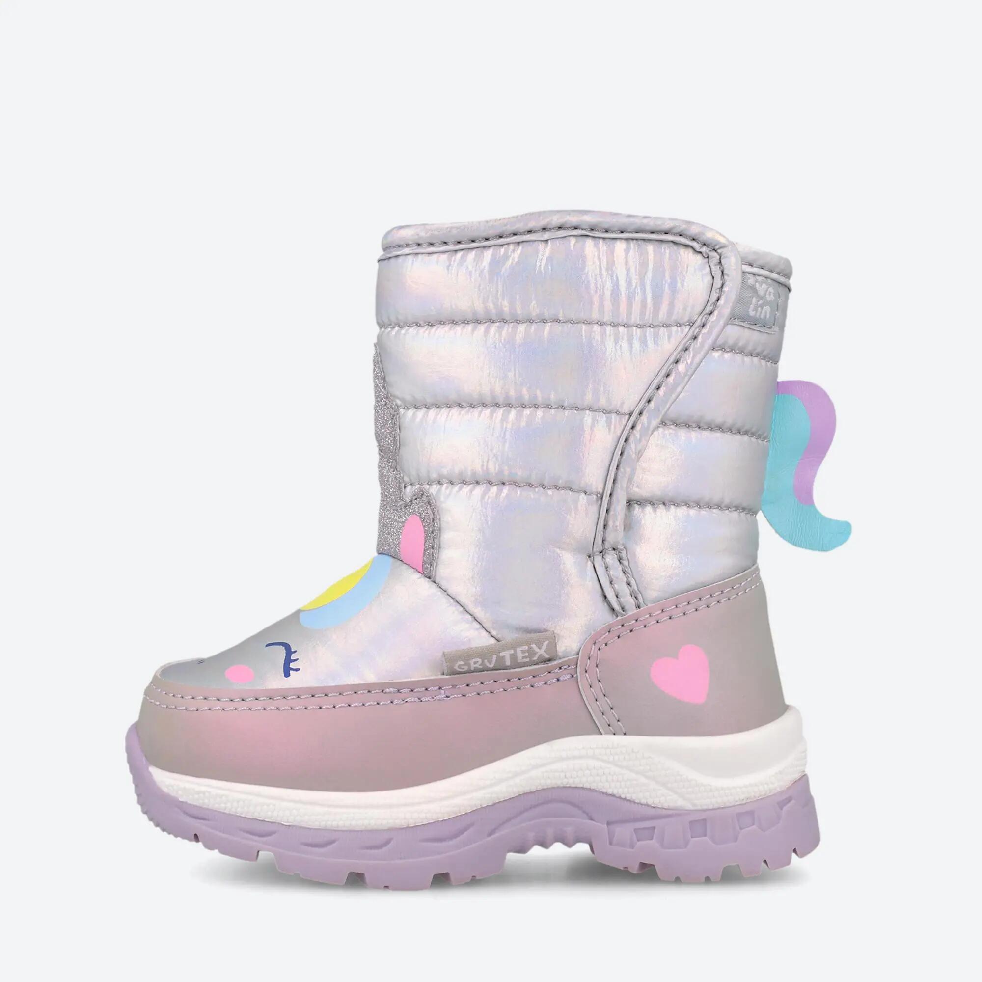 Botas après-ski  Menina Garvalín 261840A Prateadas Fecho Adesivo 5/6
