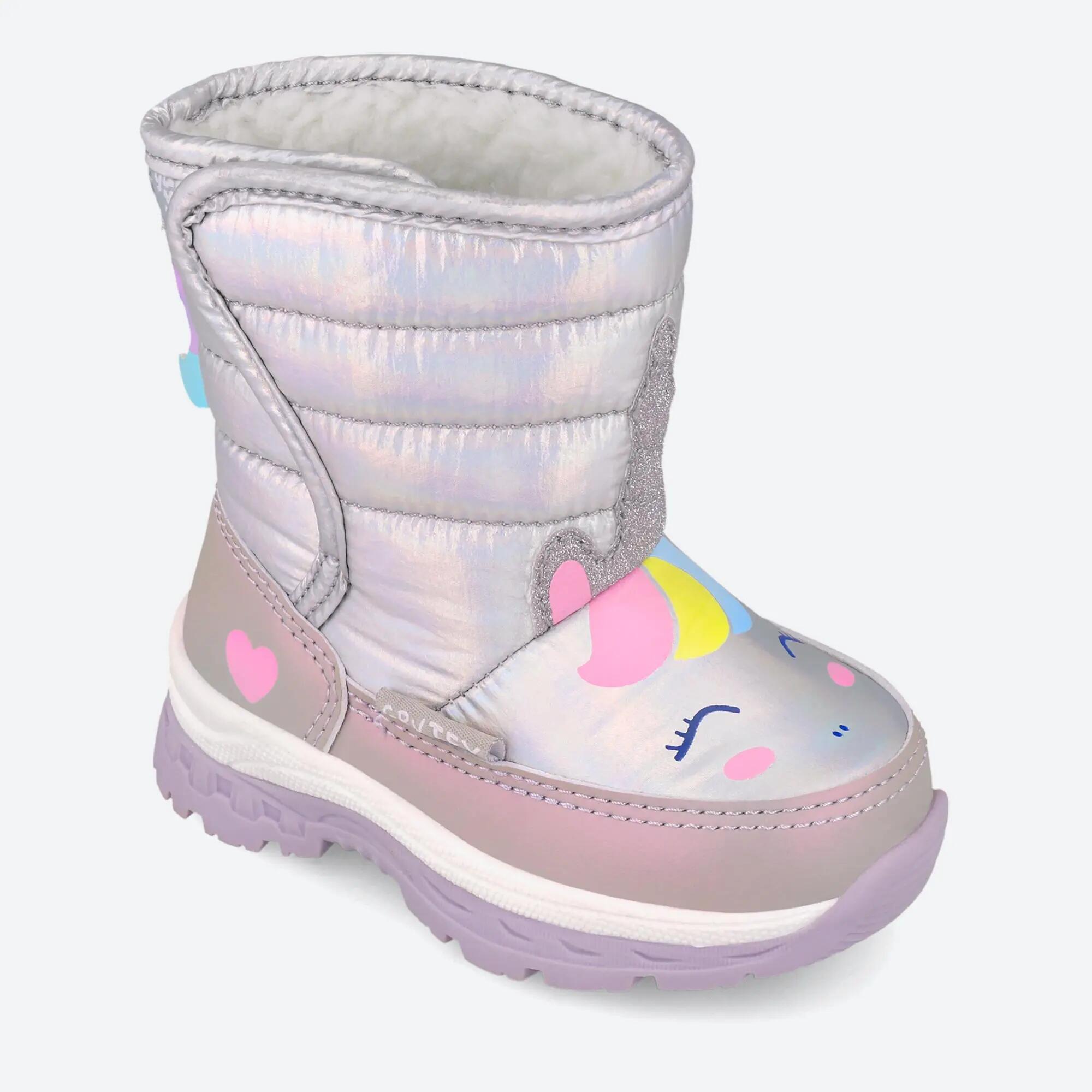 Botas après-ski  Menina Garvalín 261840A Prateadas Fecho Adesivo 4/6