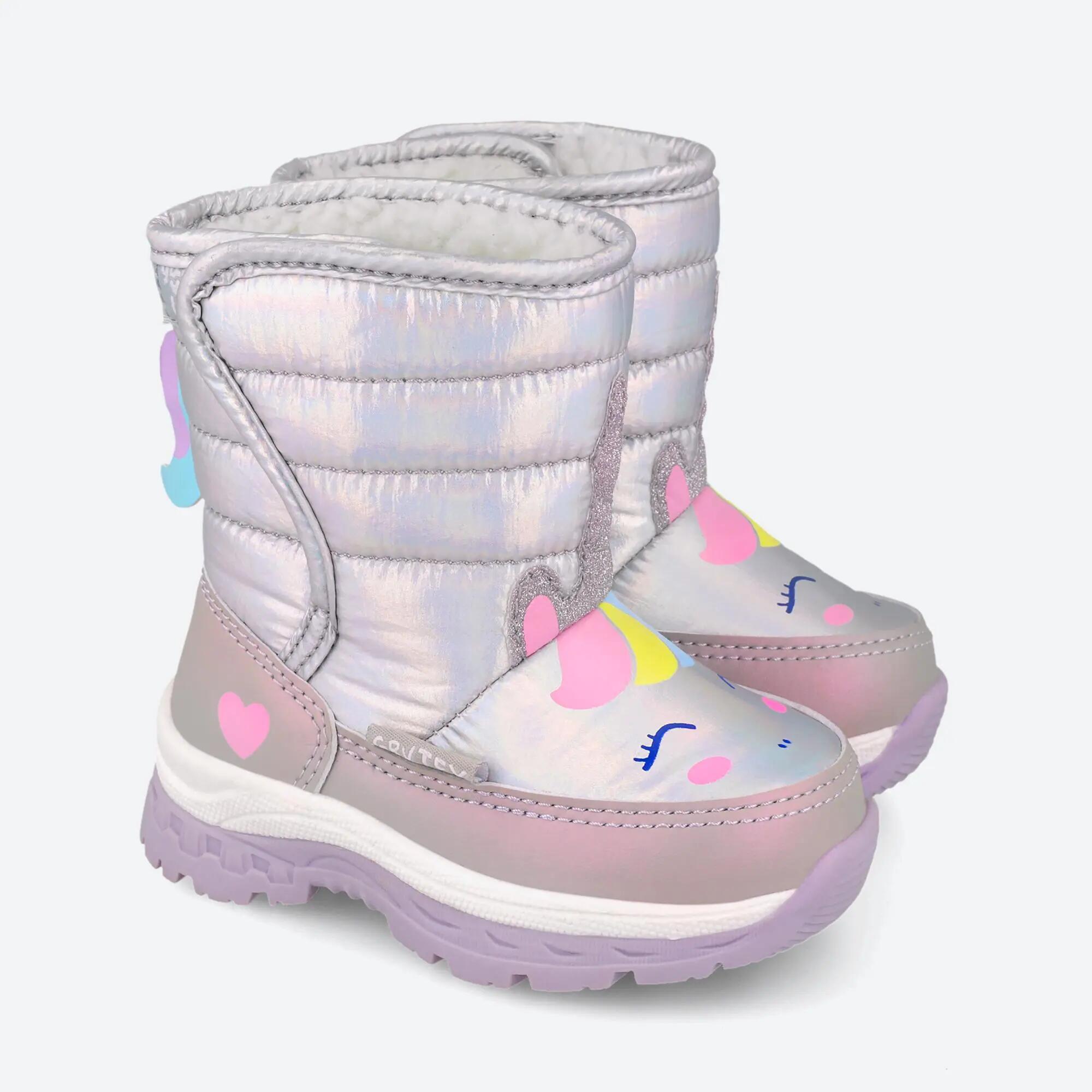 Botas après-ski  Menina Garvalín 261840A Prateadas Fecho Adesivo 2/6
