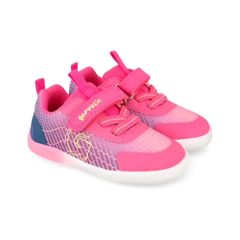Zapatilla barefoot  Menino Garvalín 261326C Rosa Fecho Adesivo 2/6