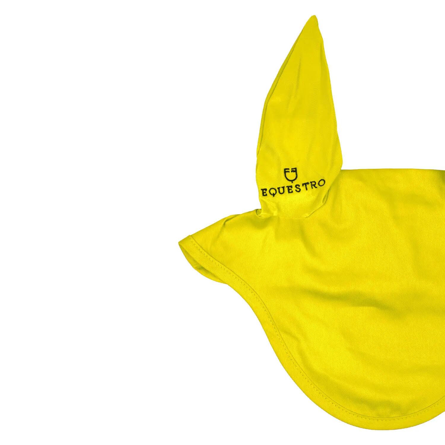 Cuffietta in cotone con orecchie elasticizzate 3/4
