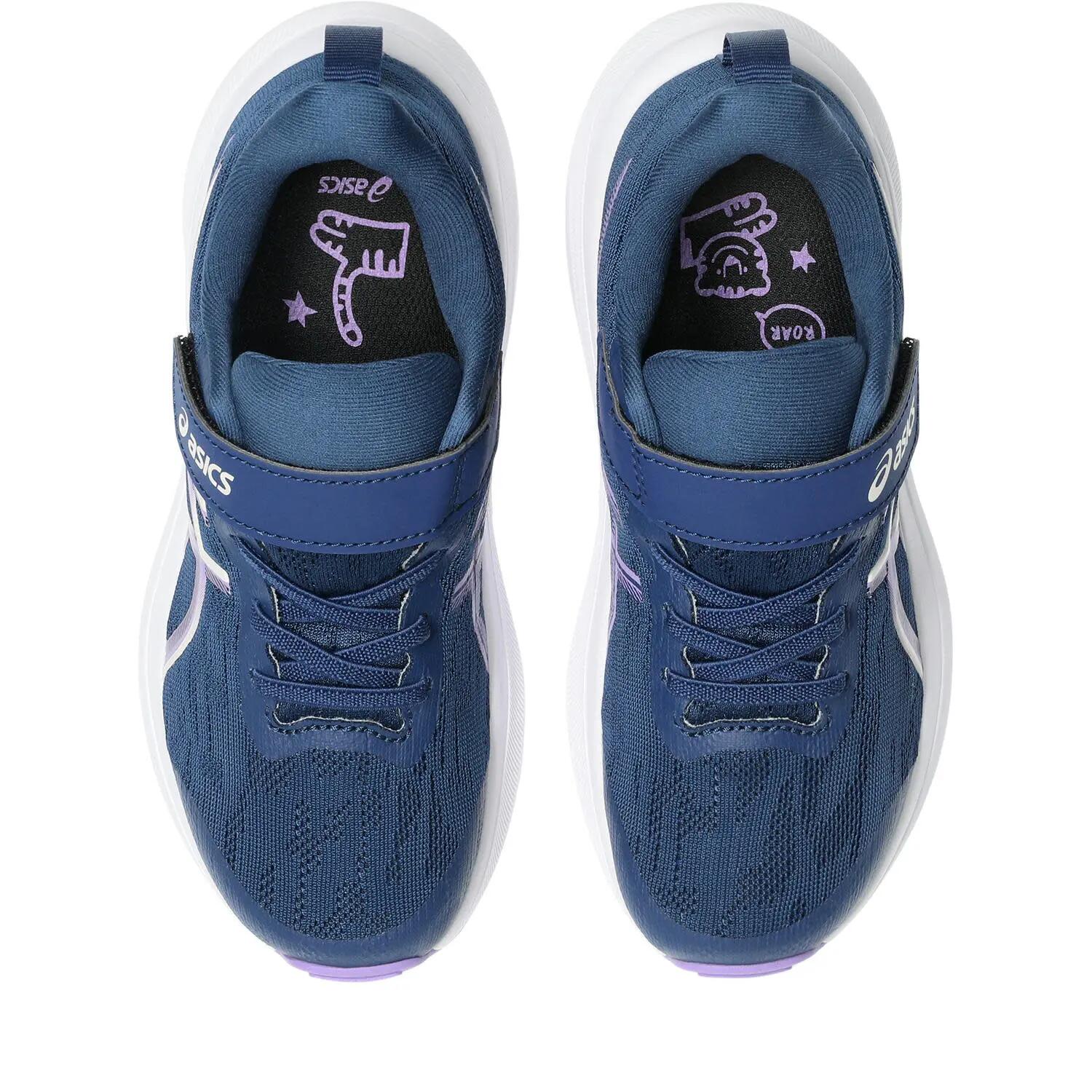 Calcado De Corrida Crianças - ASICS GT-1000 14 PS - Blue/Plum 6/6