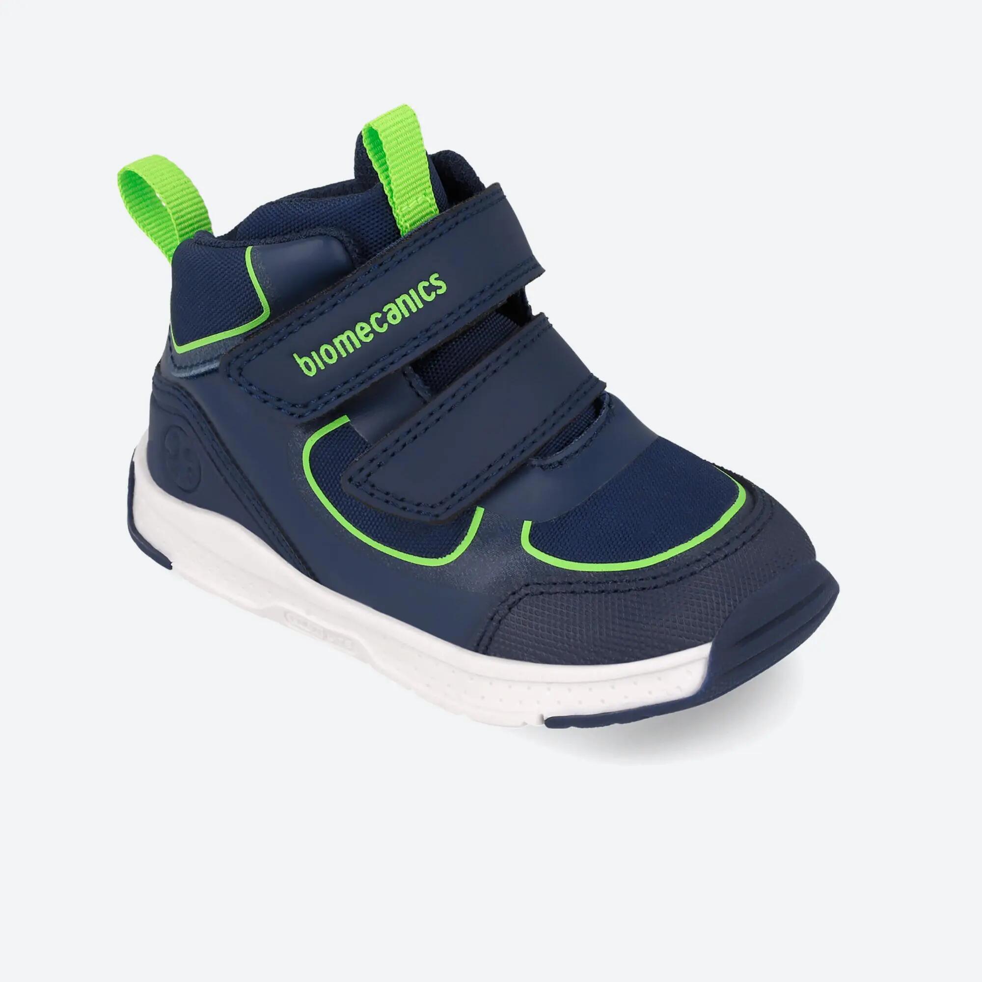 Botines deportivos barefoot Niños Biomecanics 261177A Azules Cierre adherente 4/5