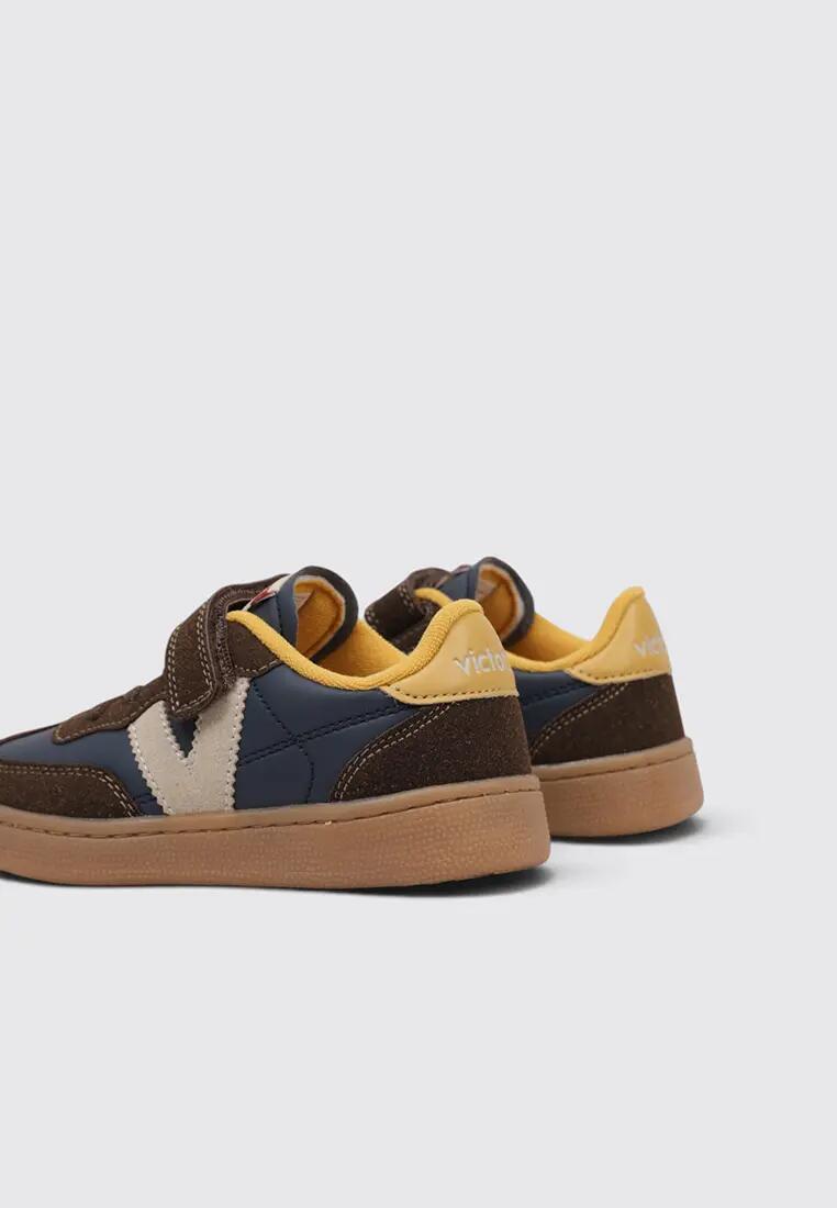 Zapatillas deportivas niños, velcro, Oslo, azul marino 4/4