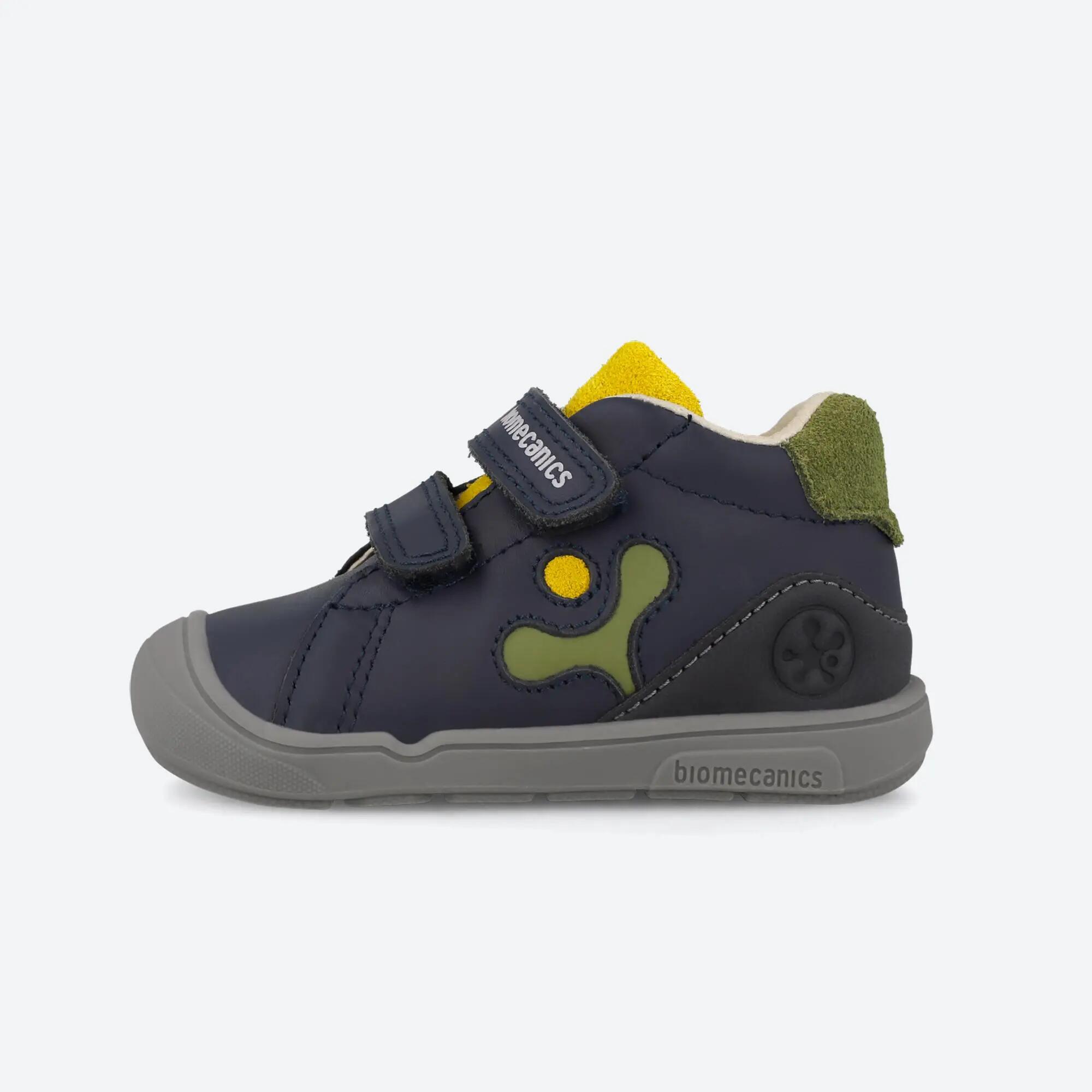 Botins barefoot  Bebê Biomecanics 261144A Blues Fecho adesivo 5/5