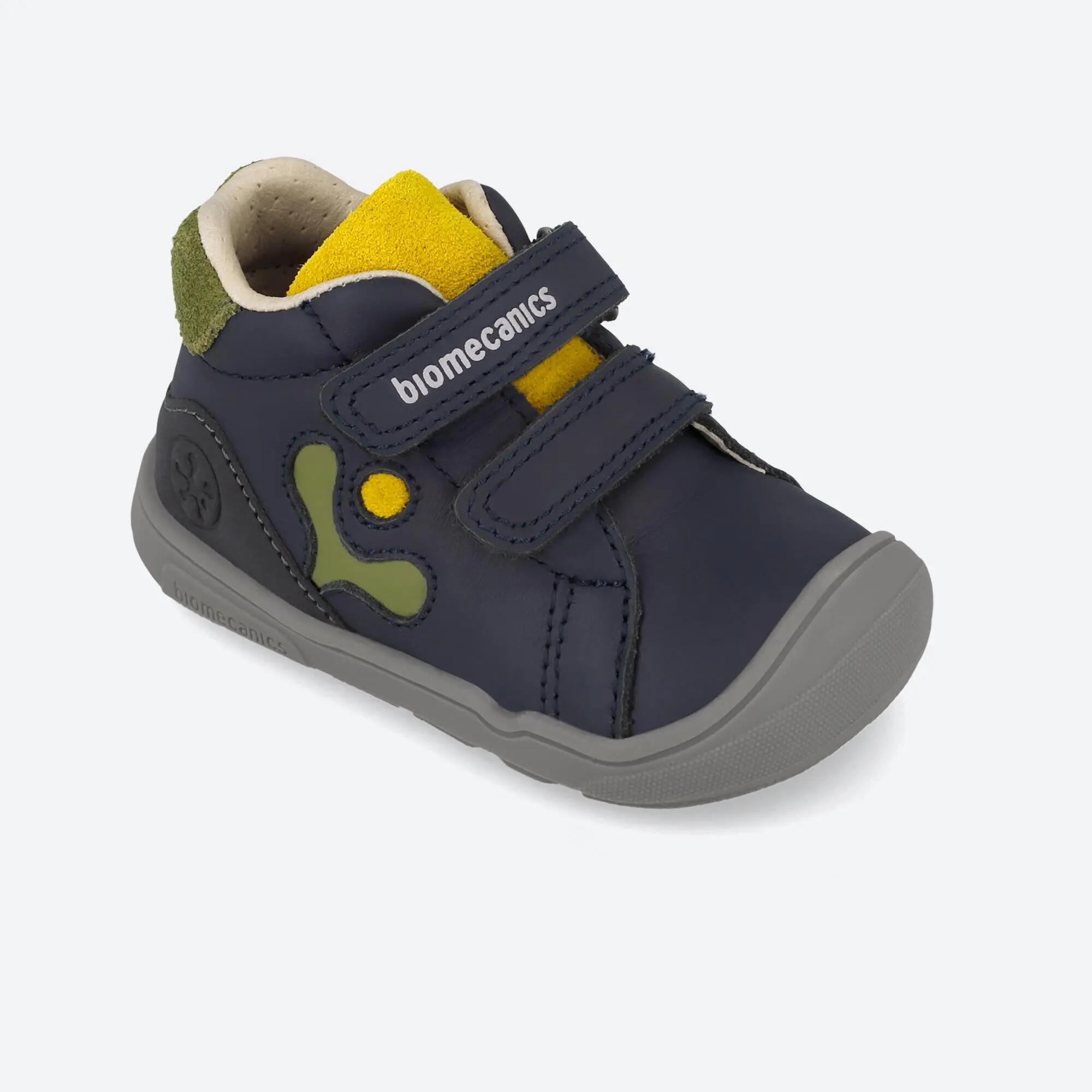 Botins barefoot  Bebê Biomecanics 261144A Blues Fecho adesivo 4/5