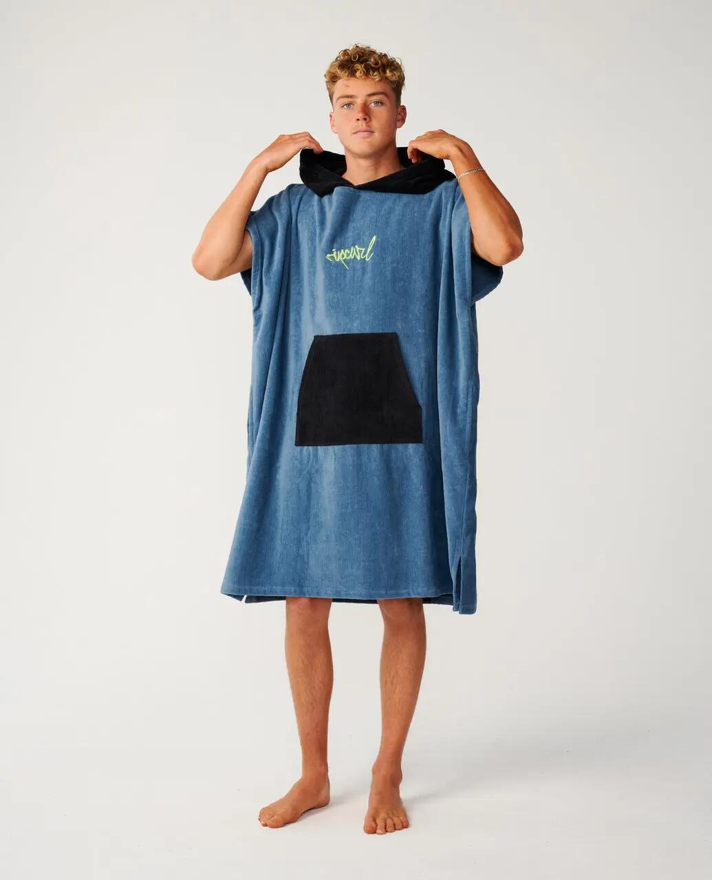 Surfponcho Heren Logo - Bluefin 4/6