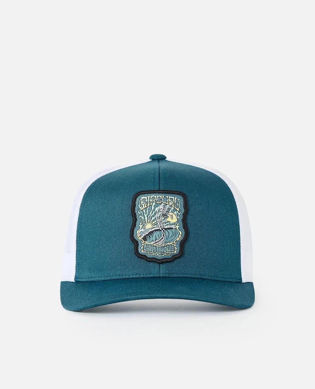 Boné trucker Homem Custom Badge - Dusty Jade 2/3