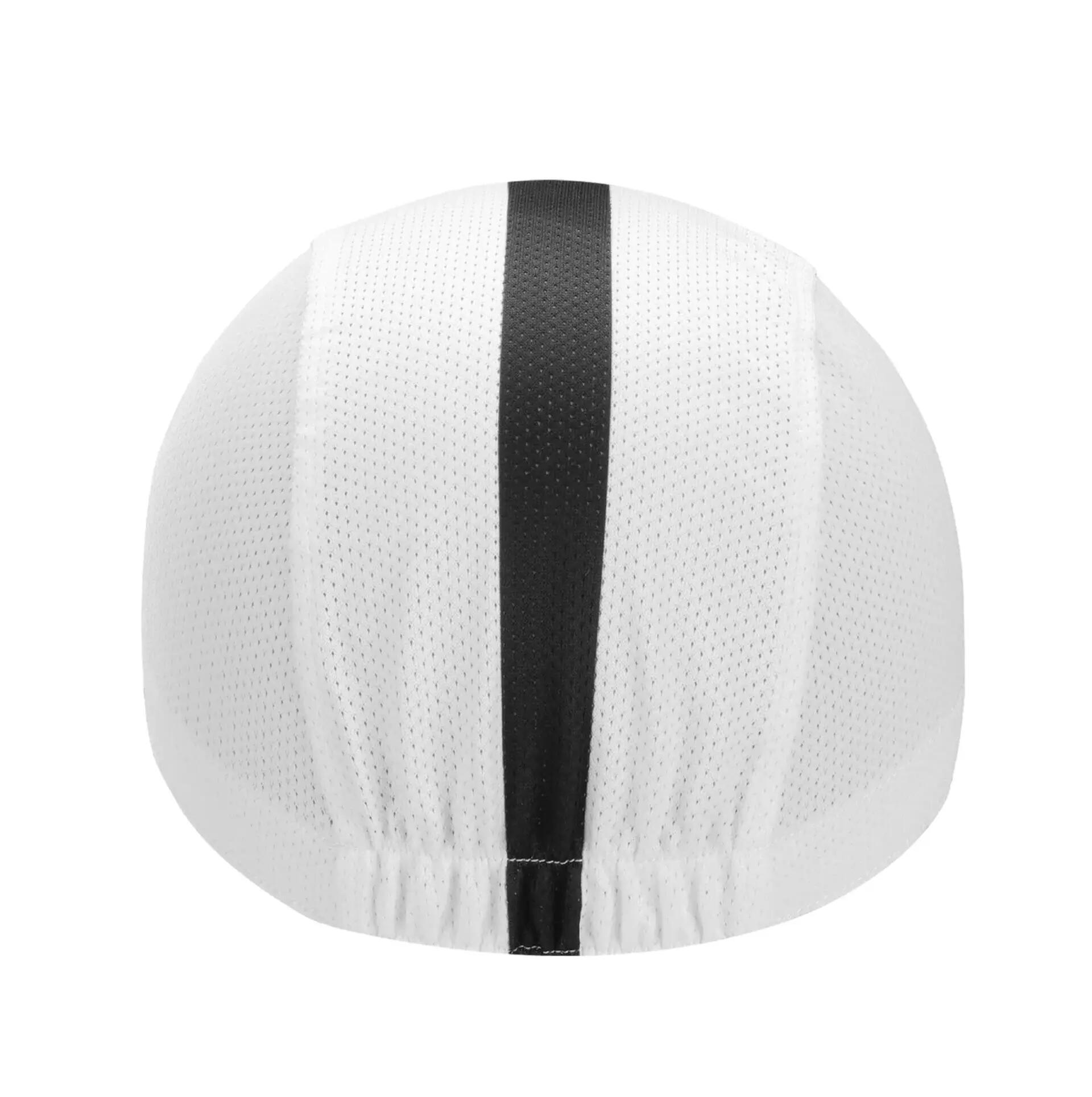 Gorra de ciclismo ventilada ligera transpirable - blanca y negra 4/6
