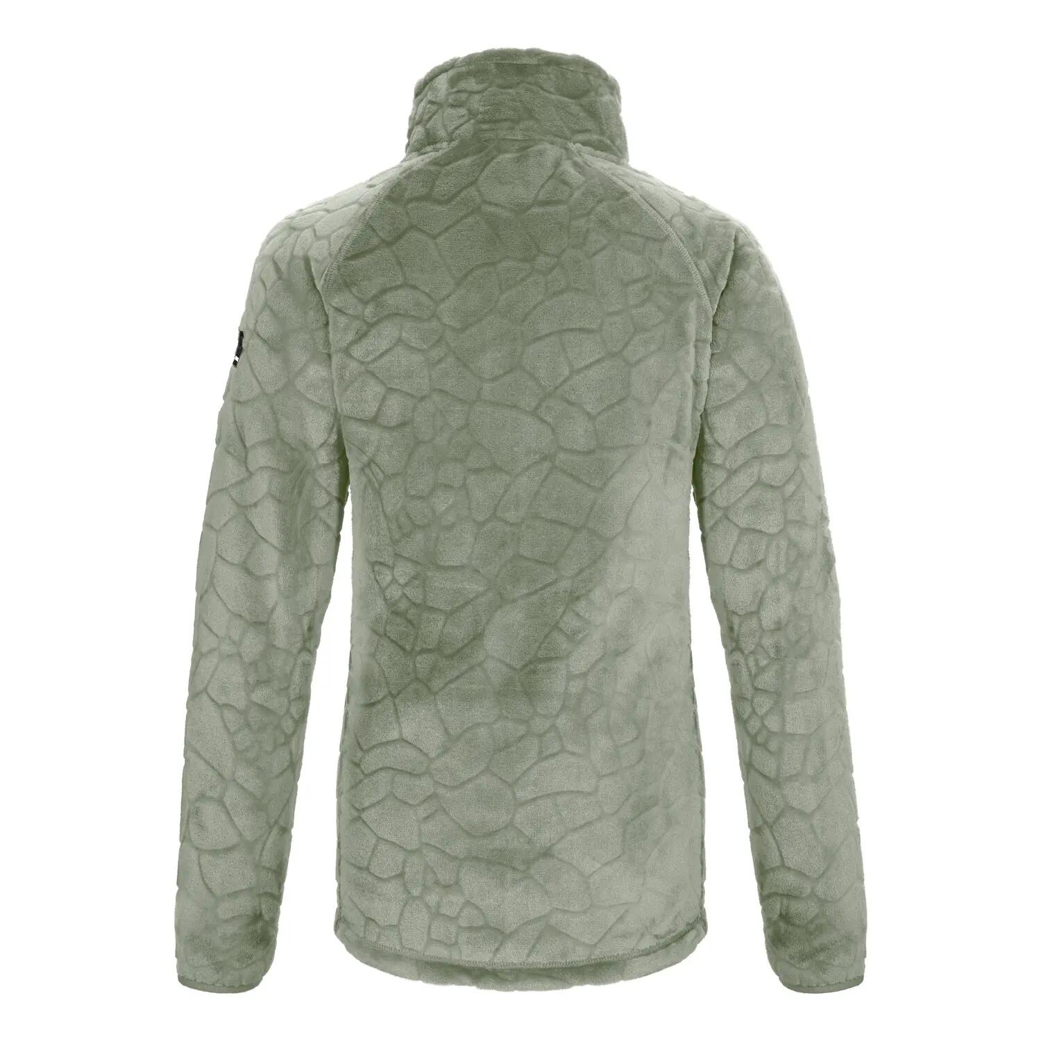 Damen Fleecejacke Fleecejacke mit Stehkragen 2/2