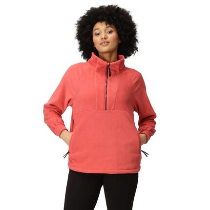 Fleecejacke Bergwandern Damen Lavendon - rot