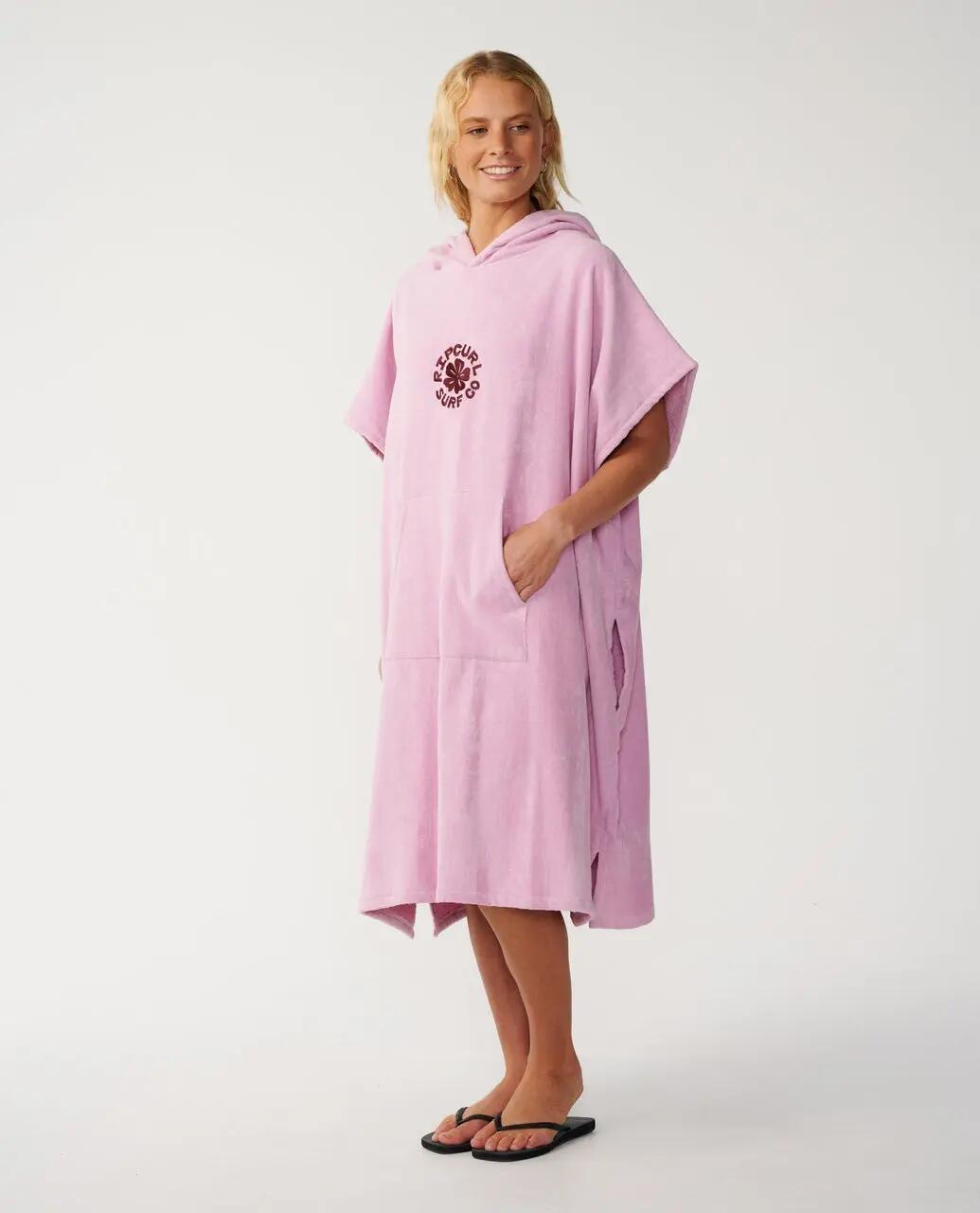 Poncho da surf Donna Icons - Mauve 3/4