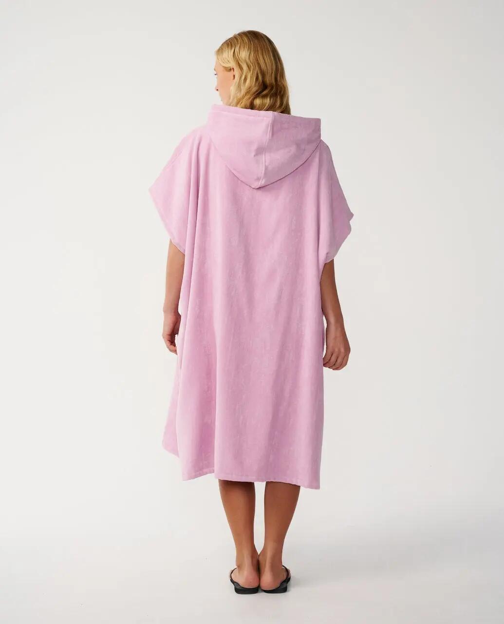 Poncho da surf Donna Icons - Mauve 2/4