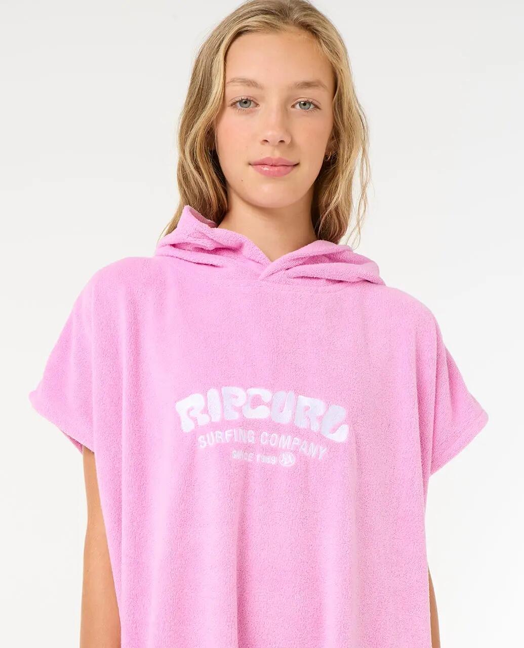 Poncho de surf Rapariga Classic Surf - Pink 6/6