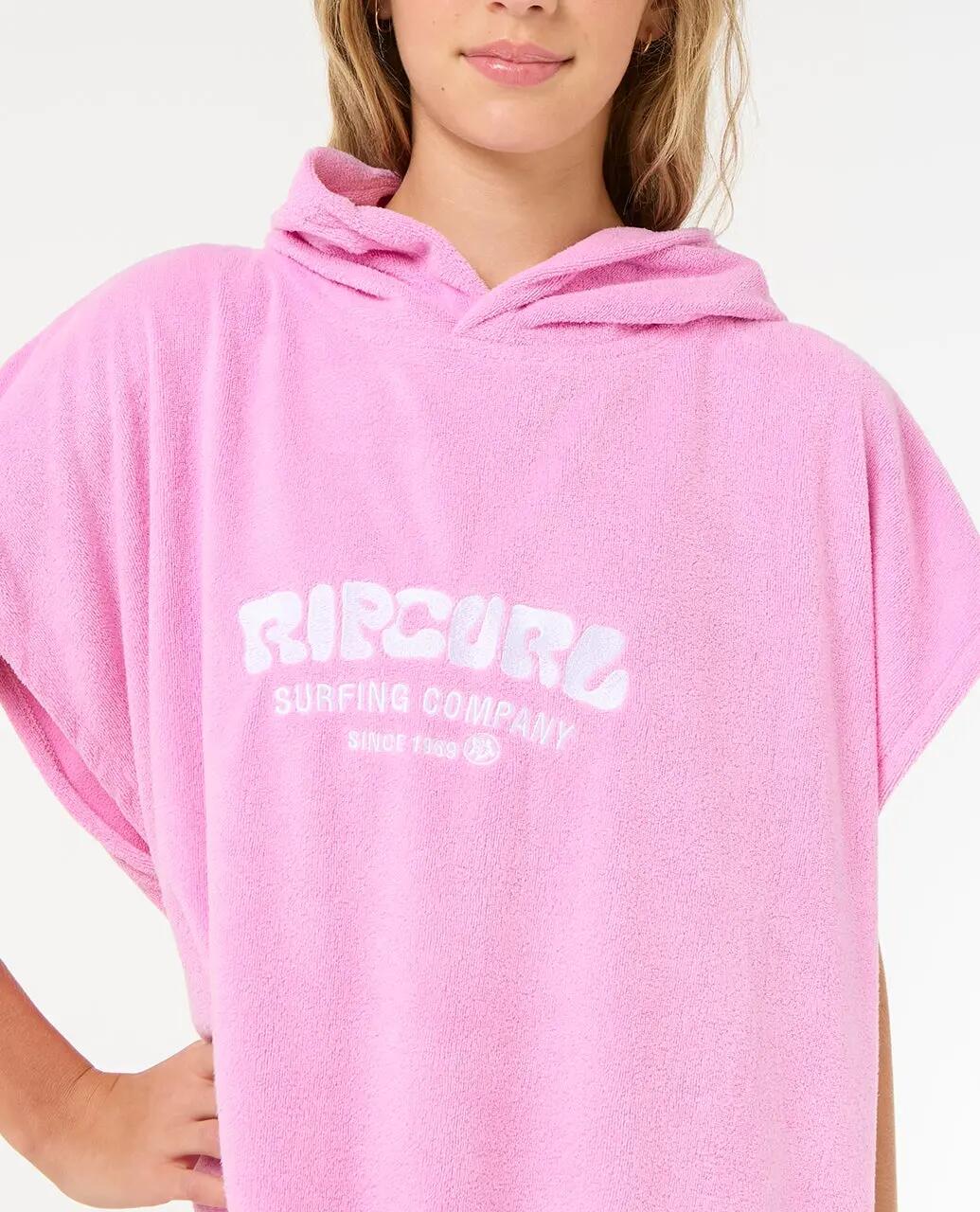 Poncho de surf Rapariga Classic Surf - Pink 5/6