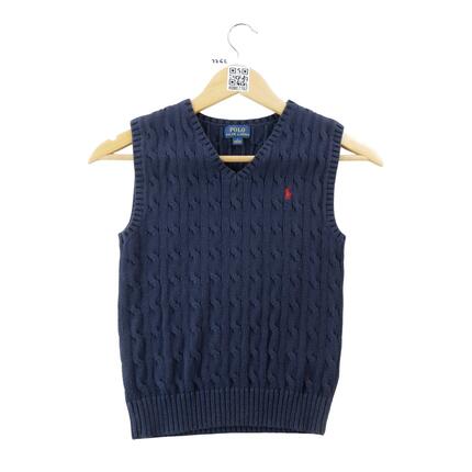 Refurbished - Jungenpullover Zopfmuster V-Ausschnitt - Wie neu