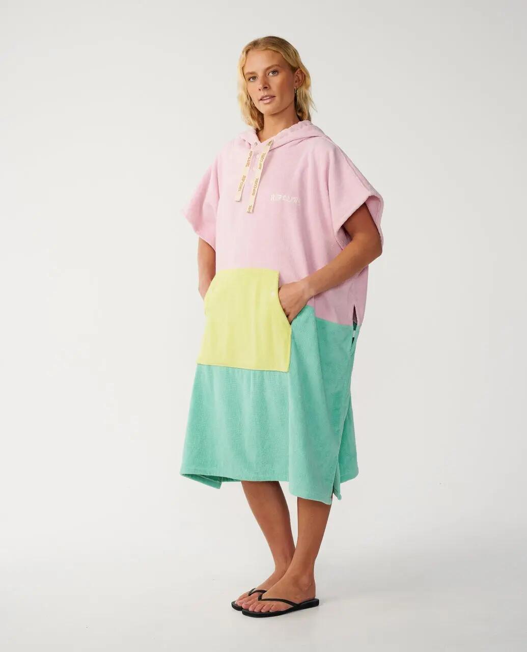 Surfponcho Dames Premium Surf - Light Lilac 3/7
