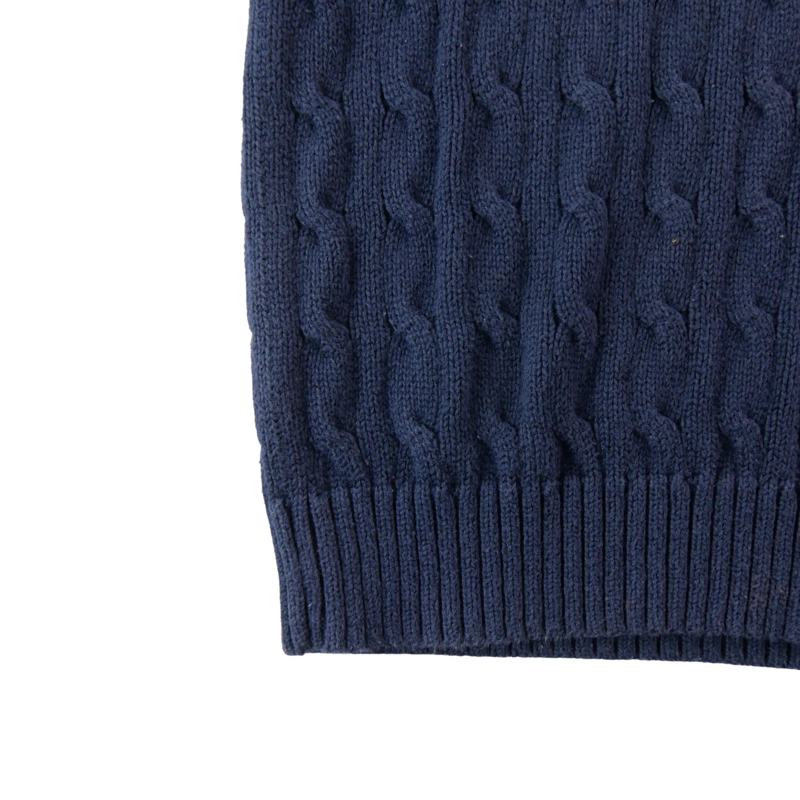 Seconde vie - Pull Garçon Maille torsadée Col V - Excellent 3/5