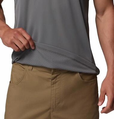 T-shirt sport heren zero rules polo - grijs