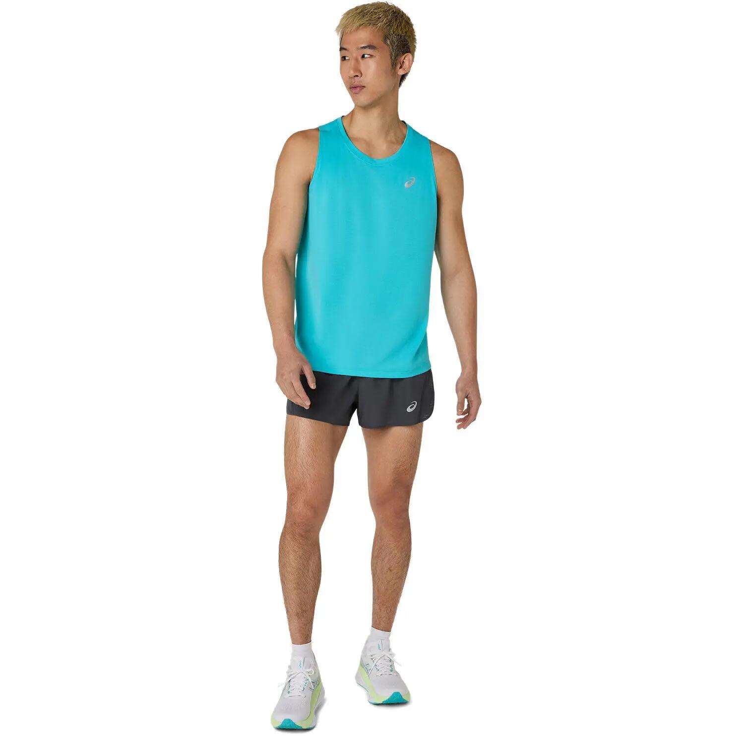 Camiseta running hombre Core Singlet - azul 5/5