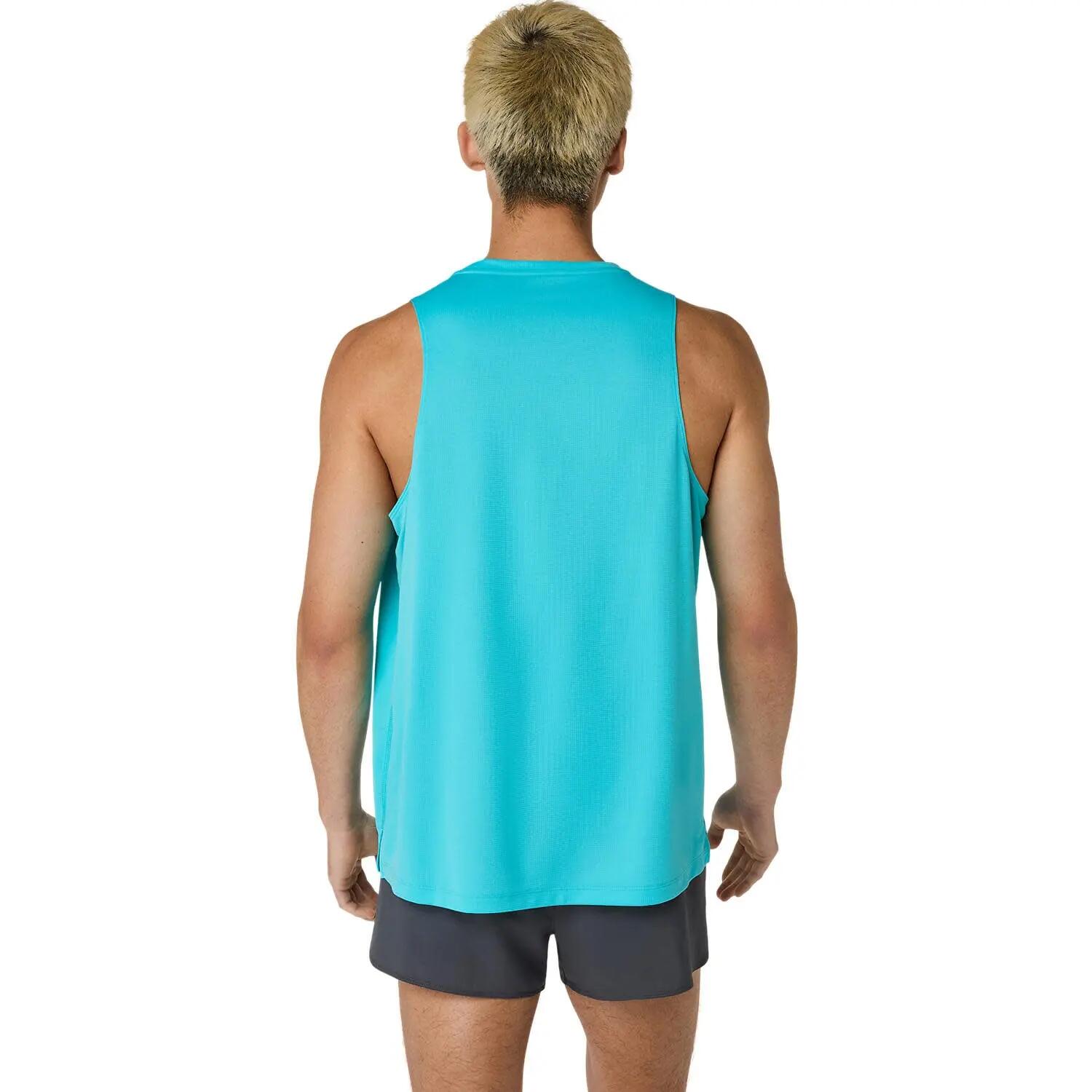 Camiseta running hombre Core Singlet - azul 3/5