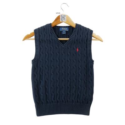Tweedehands - jongenstrui cable-knit sweater vest - als nieuw