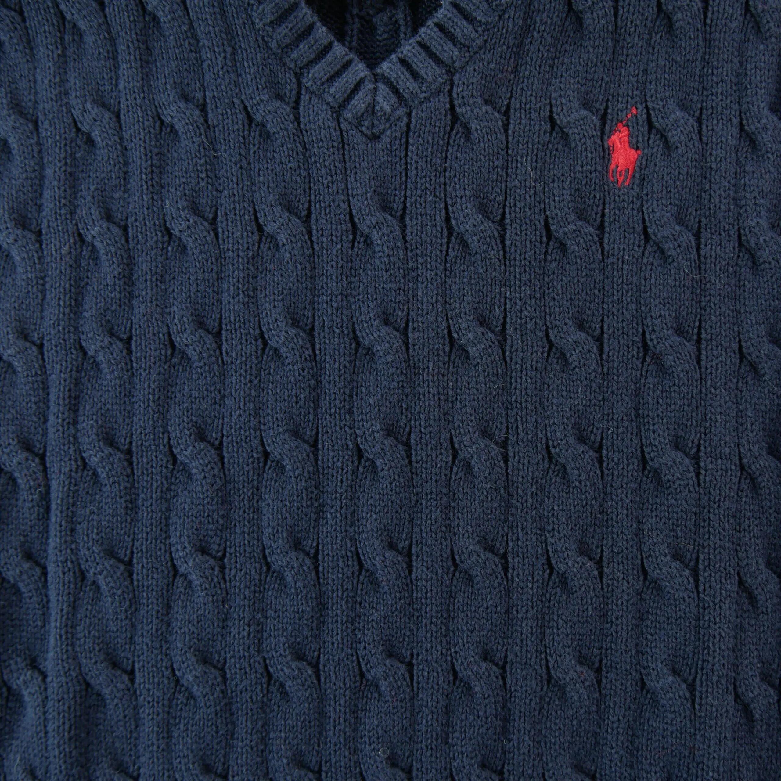 Seconde vie - Pull Garçon Cable-Knit Sweater Vest - Excellent 3/5