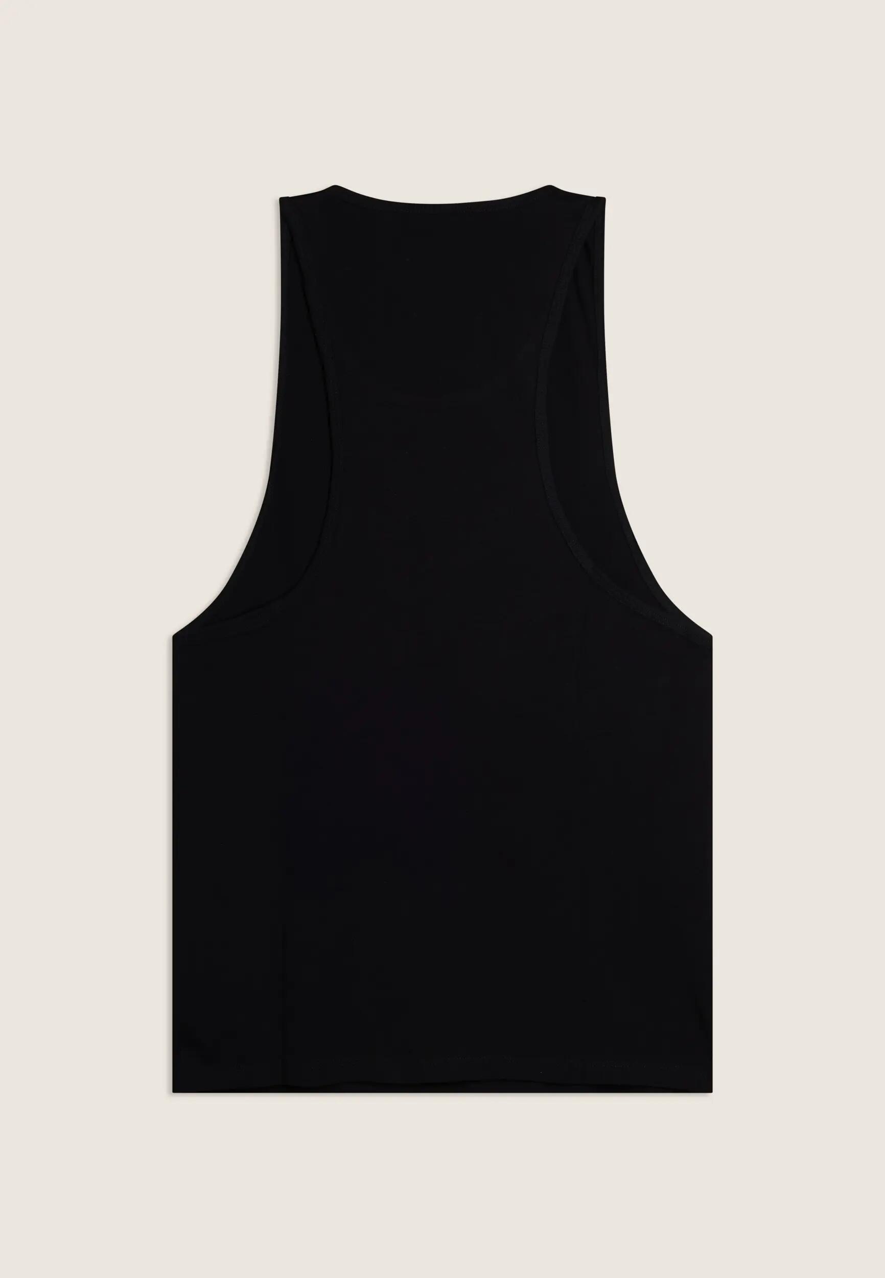 Canotta Donna Regular in Cotone con Logo VIS Oro 2/3