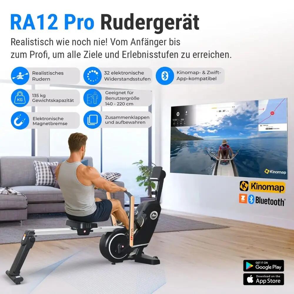 3D-Rudergerät RA12 Rower 6/6