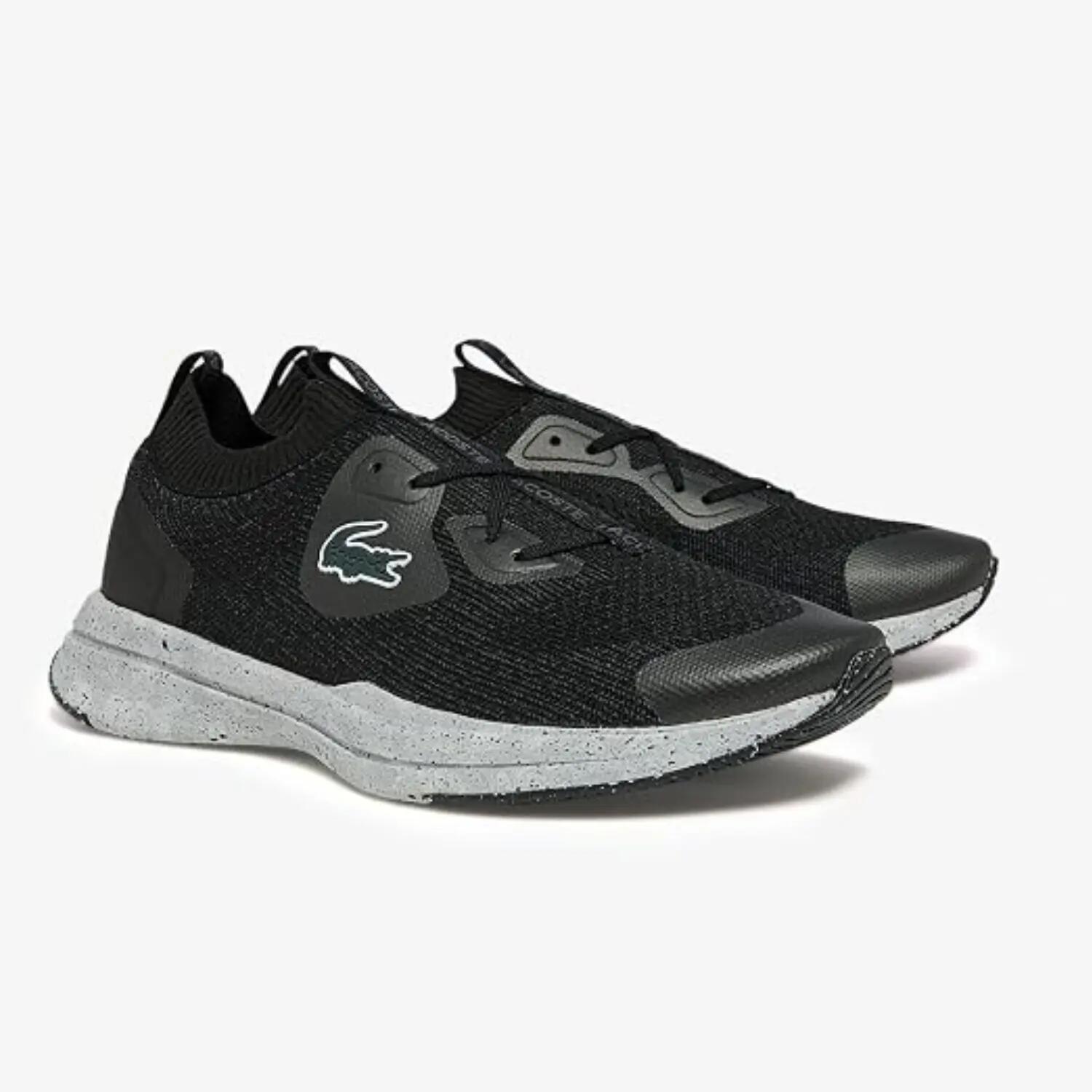 Chaussures de sport Lacoste Neo Run pour femmes, noires, pour la course 1/7