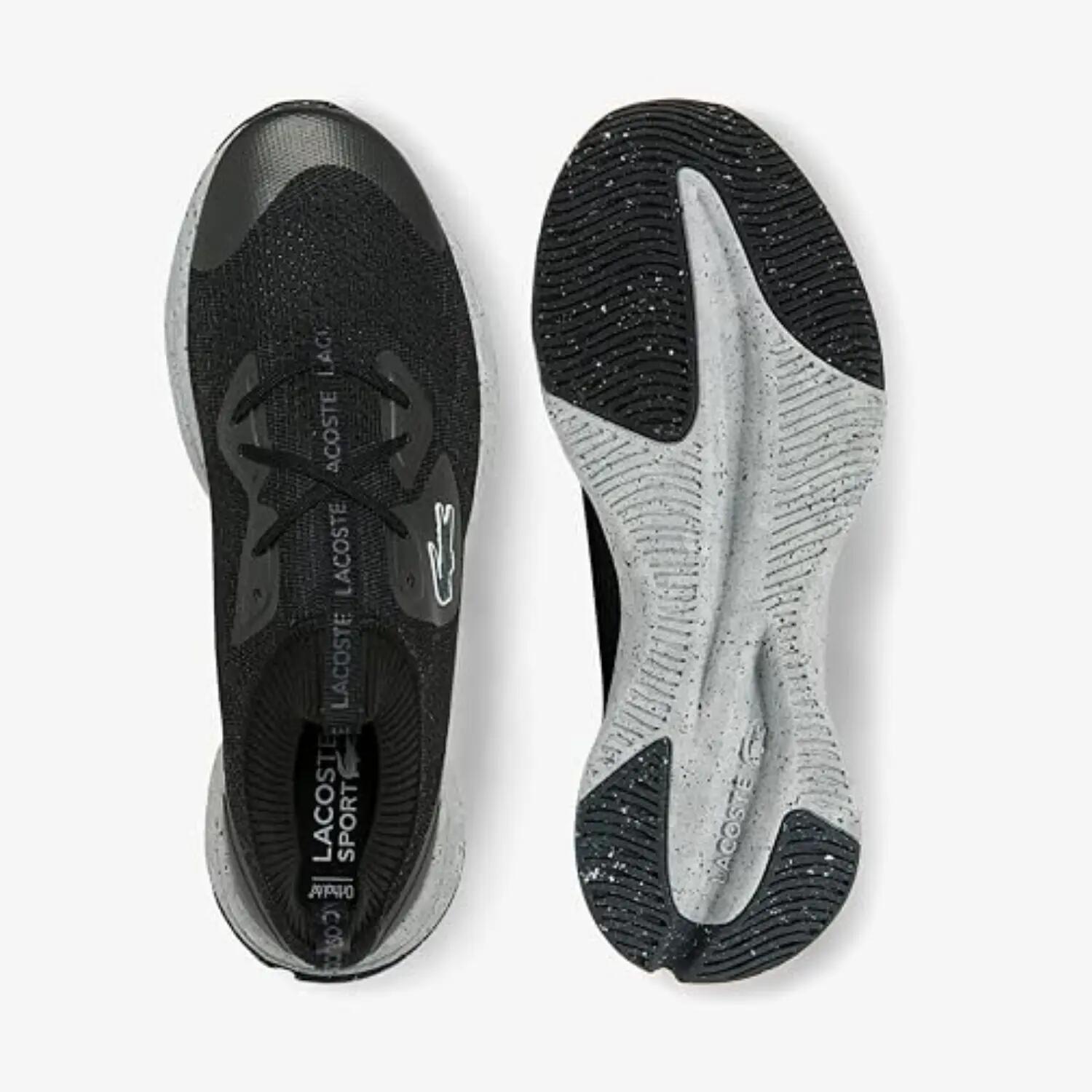 Chaussures de sport Lacoste Neo Run pour femmes, noires, pour la course 7/7