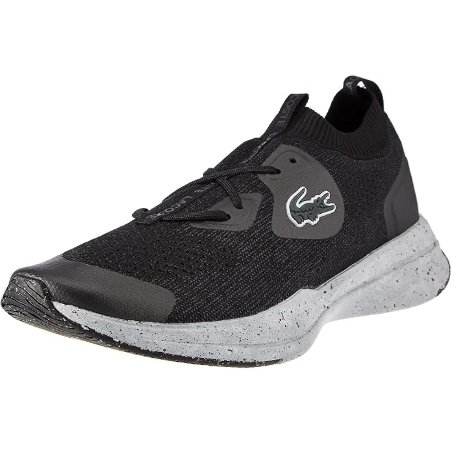 Chaussures de sport Lacoste Neo Run pour femmes, noires, pour la course 6/7