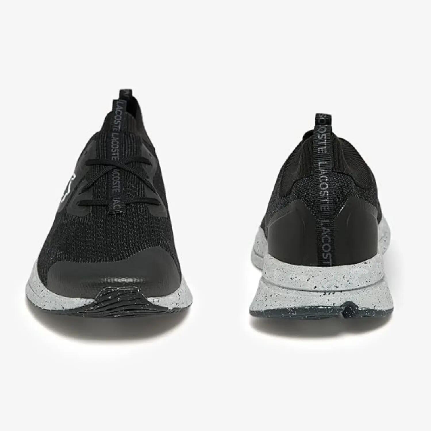 Chaussures de sport Lacoste Neo Run pour femmes, noires, pour la course 5/7