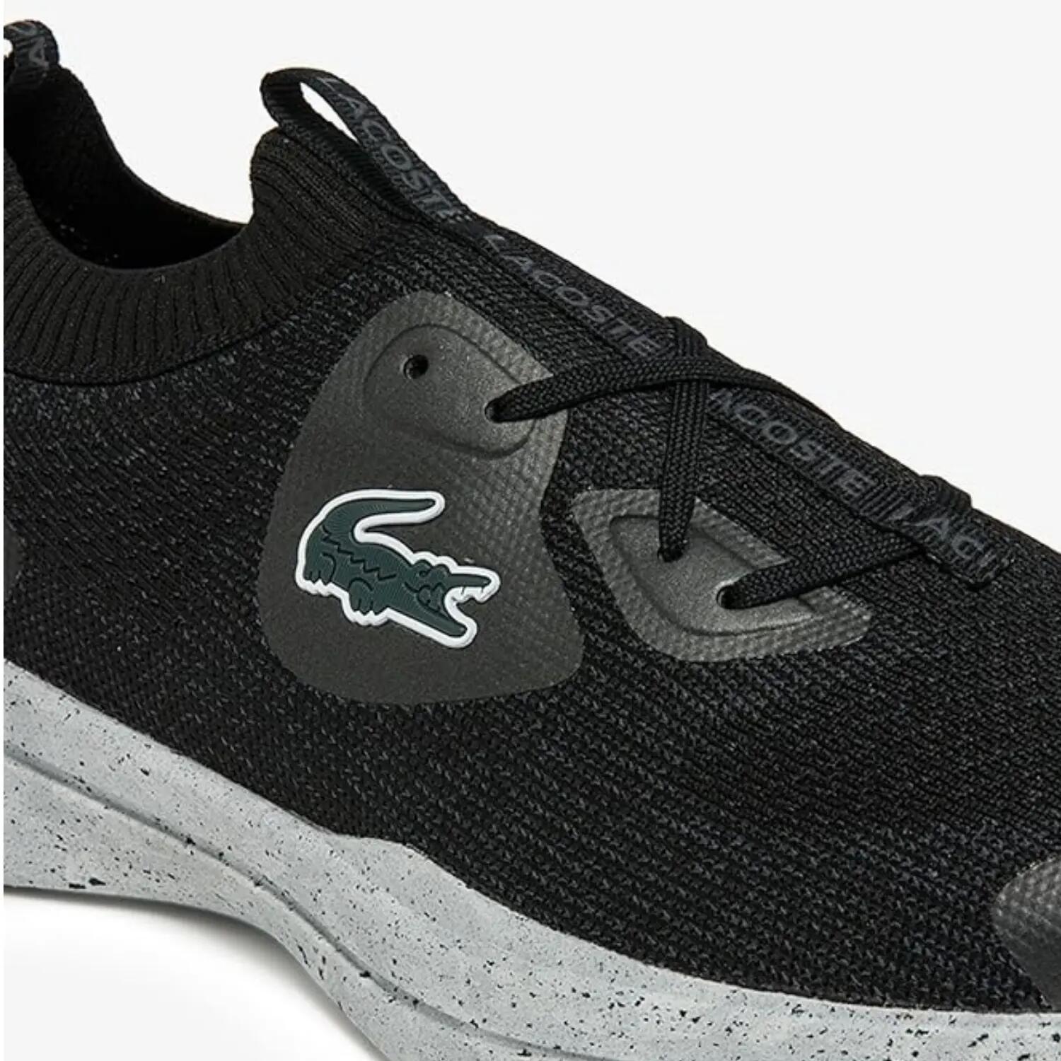 Chaussures de sport Lacoste Neo Run pour femmes, noires, pour la course 3/7