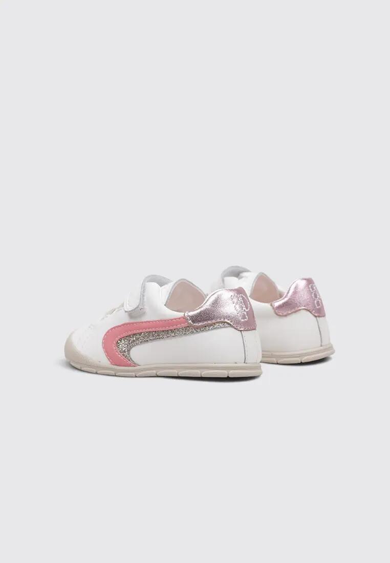 Deportivas barefoot - Niños - Velcro, tacón plano - Pablosky 076007 - Blanco 4/4