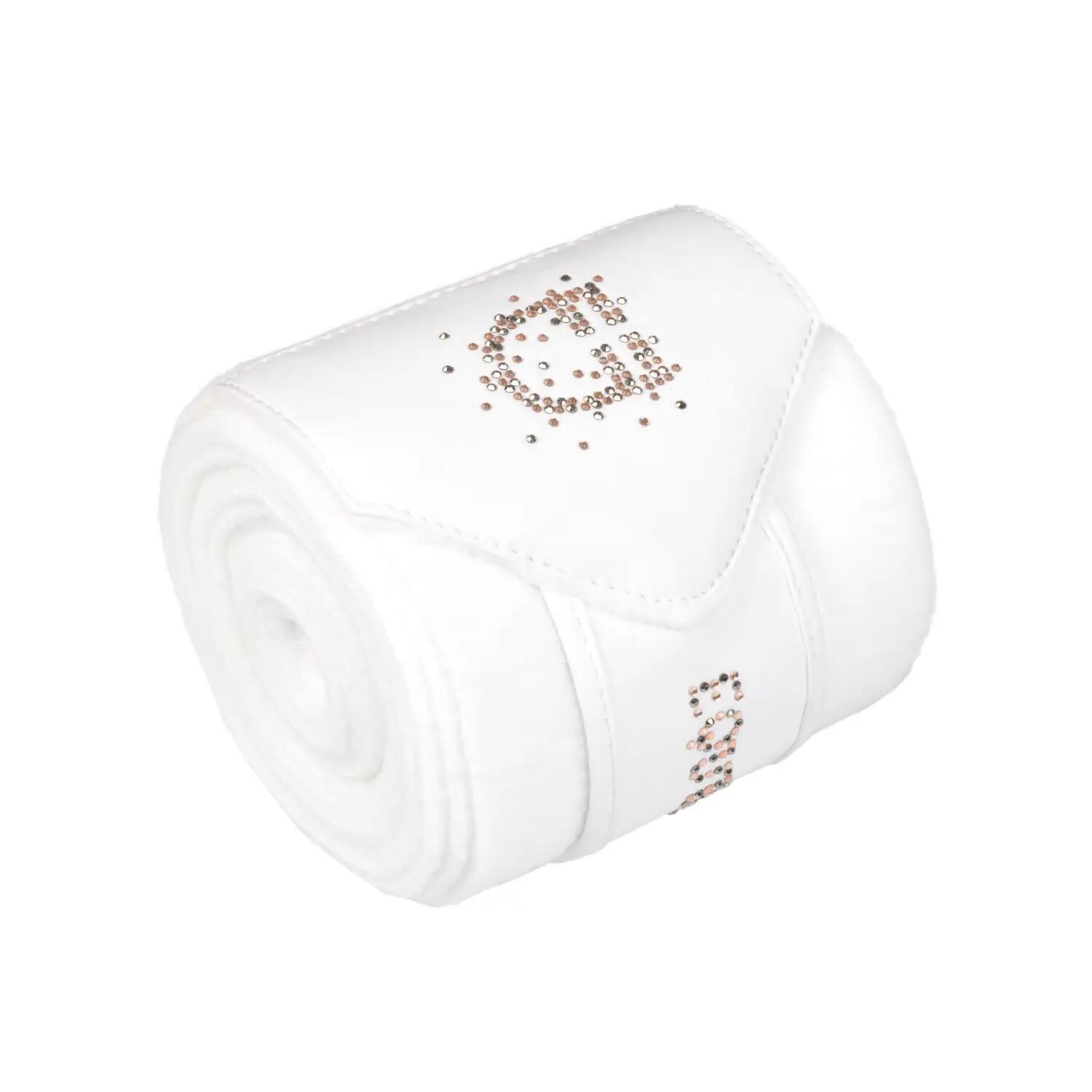 Bandeaux en polaire avec logo en strass 4/4