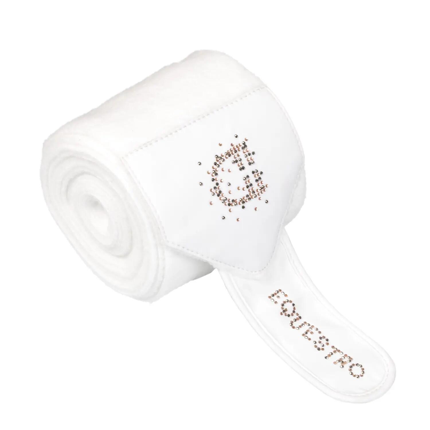Bandeaux en polaire avec logo en strass 3/4