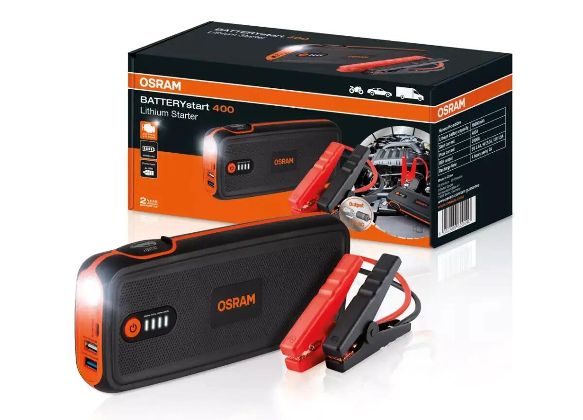 OSRAM Výkonný startovací zdroj a powerbanka OBSL400