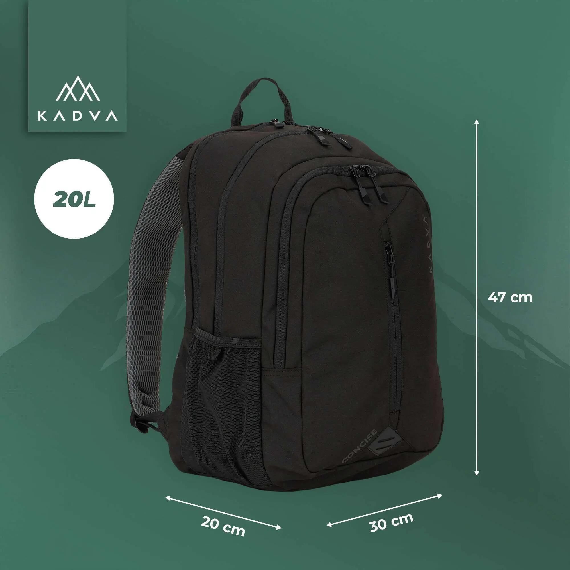 Plecak turystyczny KADVA Concise 20 l czarny 20 l 2/8
