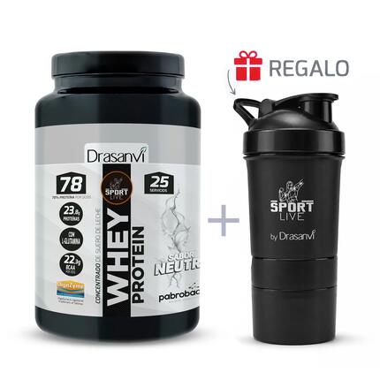Whey Protein Concentrada Sport Live - Chocolate Blanco - 750Gr - DRASANVI