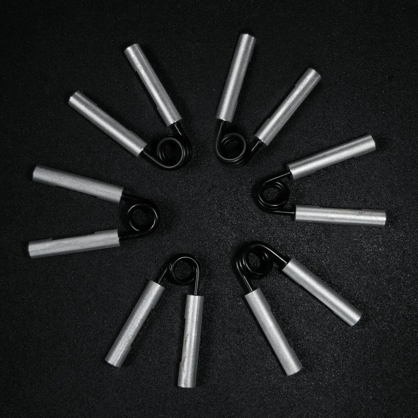 Heavy Hand Grip Fingerhantel Set 100-350 lbs Alu/Schwarz 6/7
