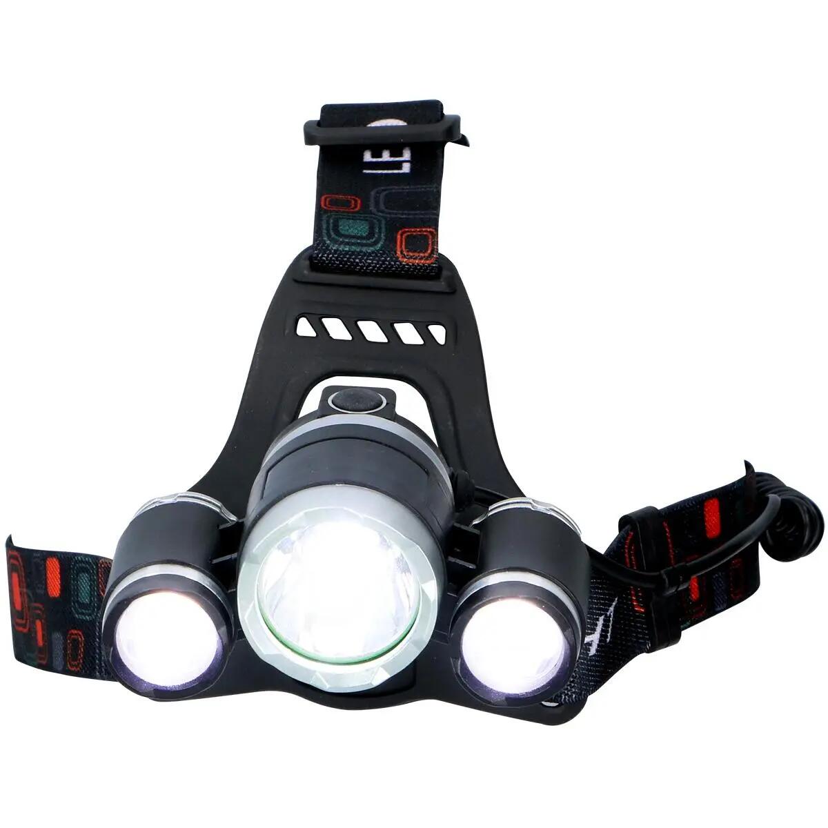 Latarka Czołowa Turystyczna DELUXE 1LED i 2COB Grundig 4/7