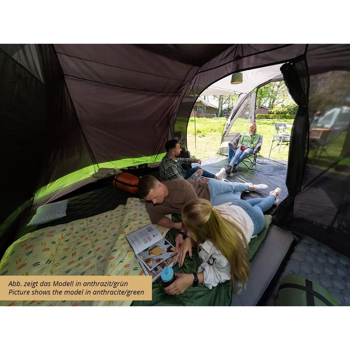 Gebraucht - Tunnelzelt Kambo 4 - Camping - für 4 Personen - dunkle Kabine 9/15