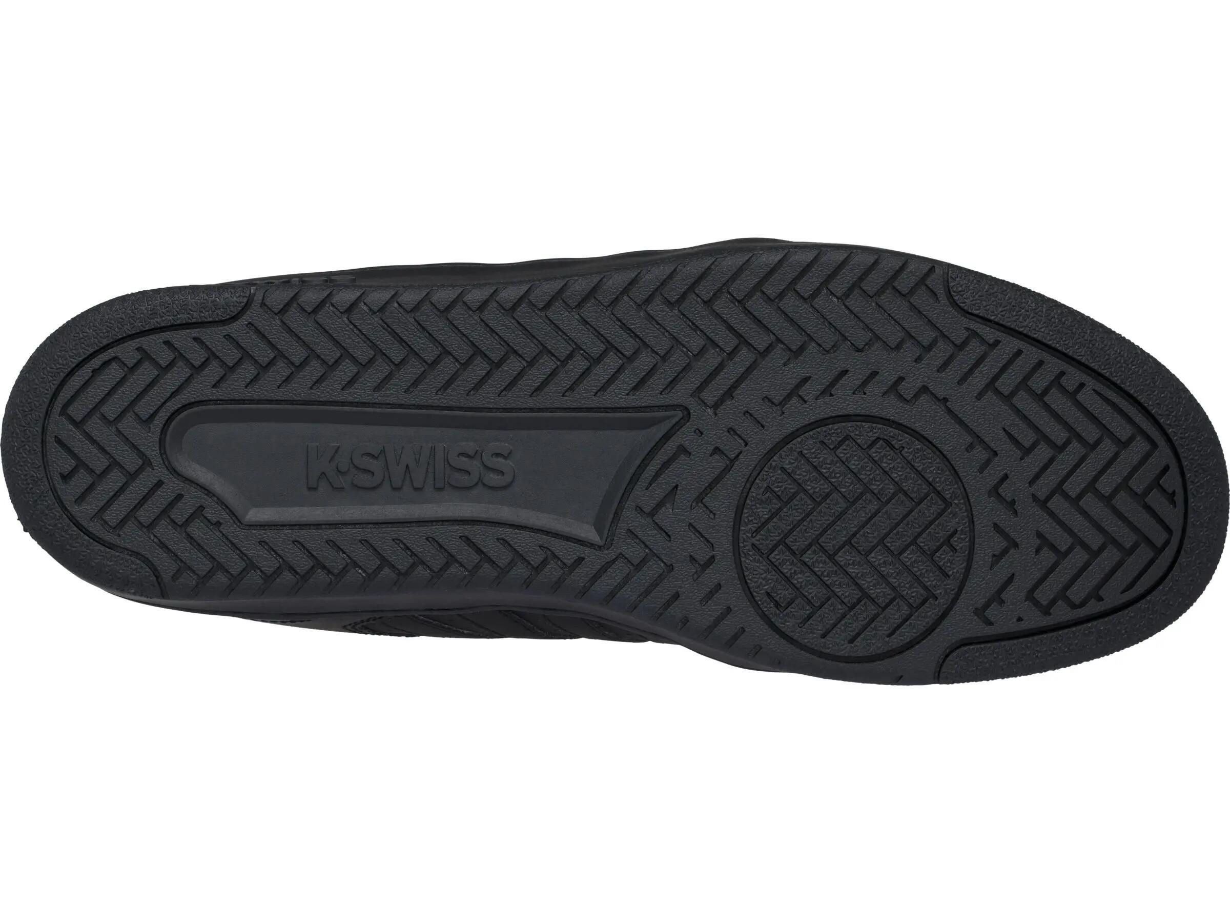 Buty - sportowe - męskie - K-Swiss - Court Palisades - skórzane czarne 7/7