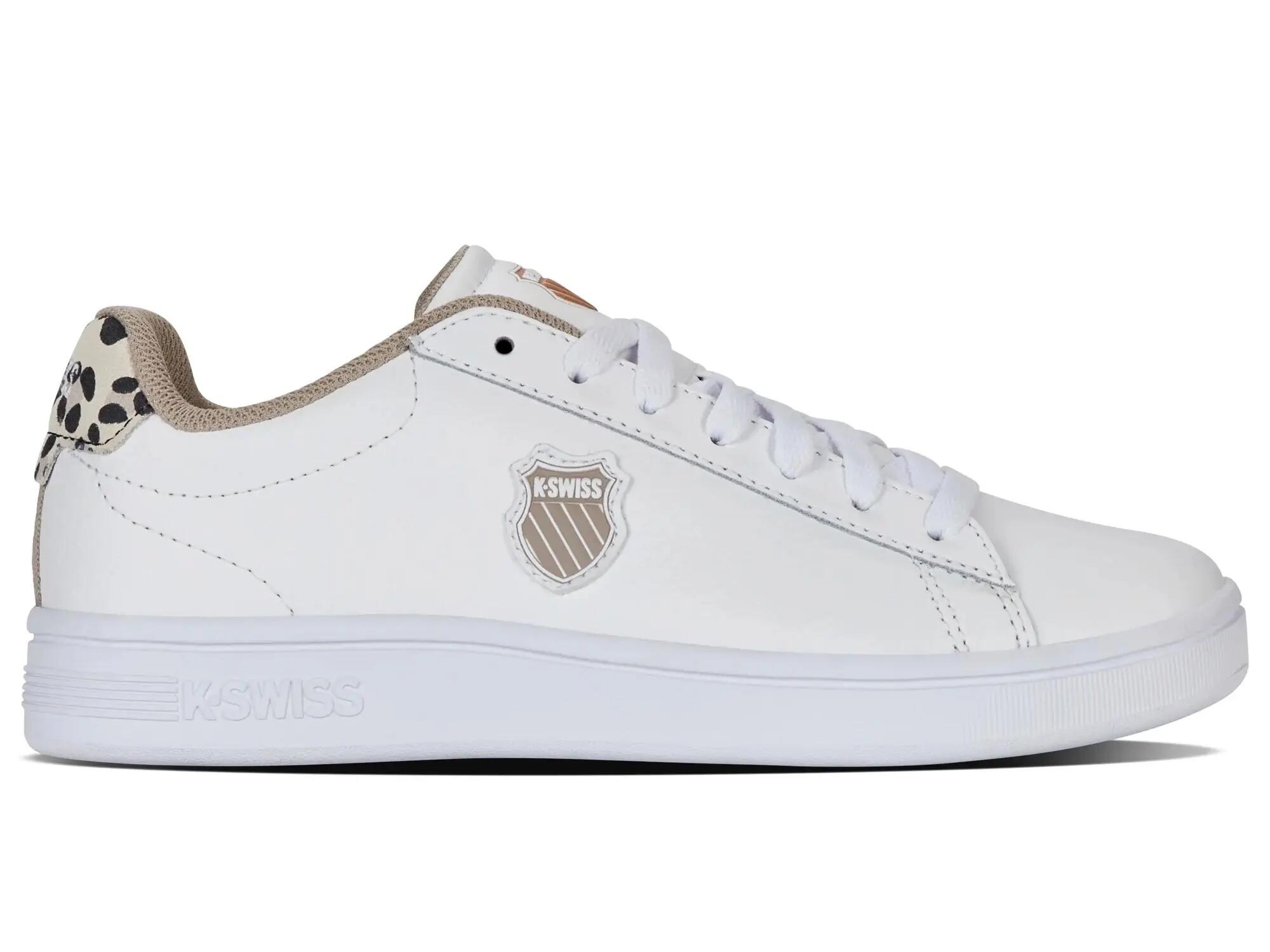 K-SWISS Court Shield II Low – baskets blanches, coupe basse 1/4